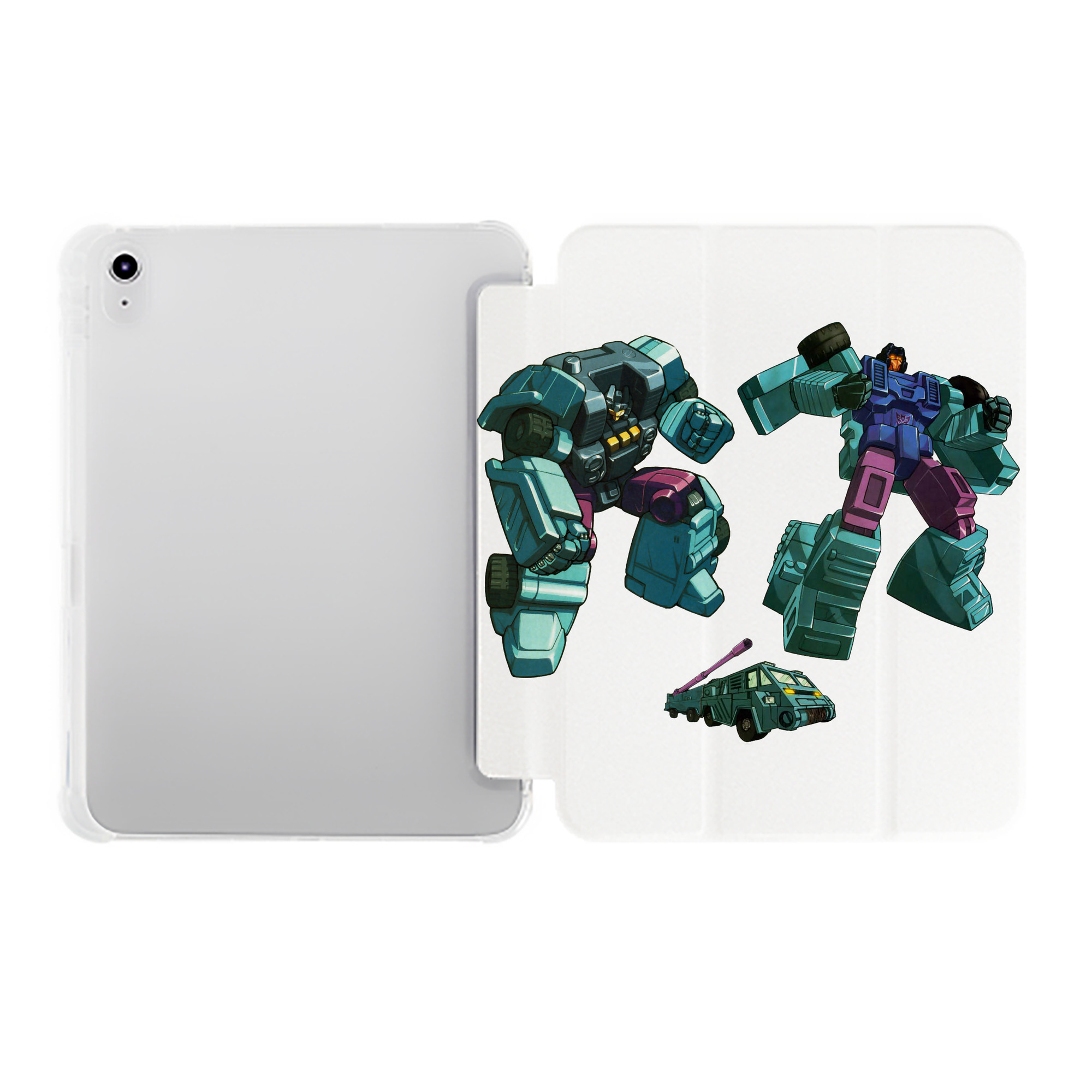 （画像用）  IPad ケース ペン収納付き 三つ折りスタンド PUレザー×シリコン 対応機種9.5/10.5/10.9インチ